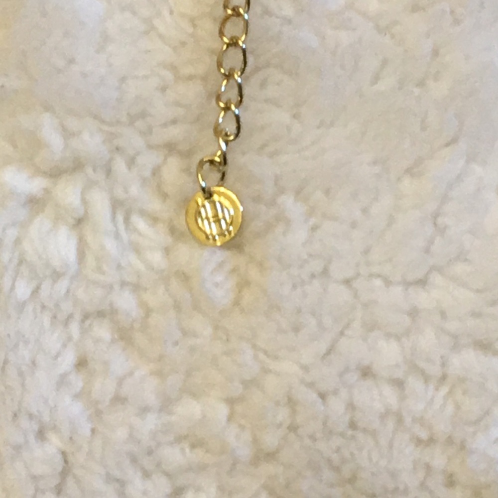 House of Harlow grey station gold necklace - Picture 2 of 5